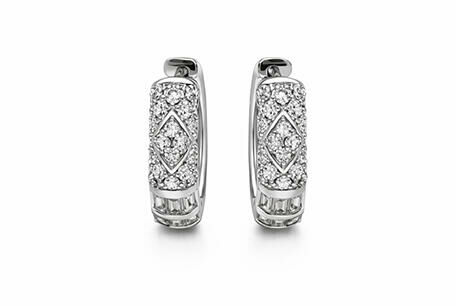 Imagem de Brinco Argolinha com Brilho