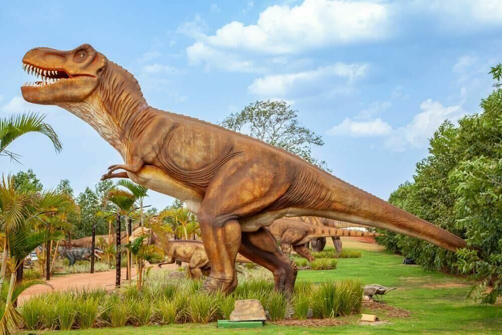 Imagem Dinossauro T-Rex no Parque dos Dinossauros