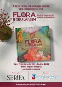 Imagem principal do artigo Lançamento de 'Flora e seu jardim' acontece nesta quinta