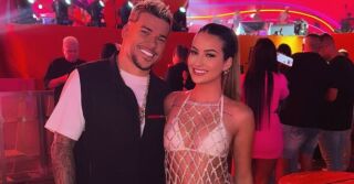 Imagem da notícia Após DJ Buarque fazer pedido de namoro durante show, Jenny Miranda manda recado sobre o neto