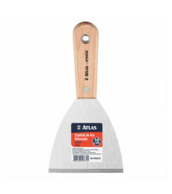 Imagem do produto ESPÁTULA DE AÇO CARBONO REFORÇADO 10 CM - ATLAS