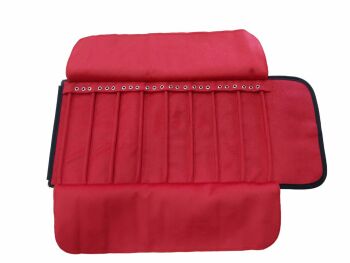 Imagem do produto Mostruário Rolo para Pulseiras Vermelho - 114 (Suede)