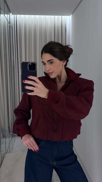 Imagem de Jaqueta Suede Cabernet Lua - Cloude