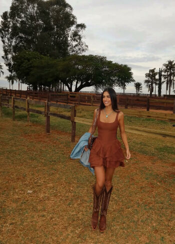Imagem do produto Vestido Marrom Ivanete - Cloude