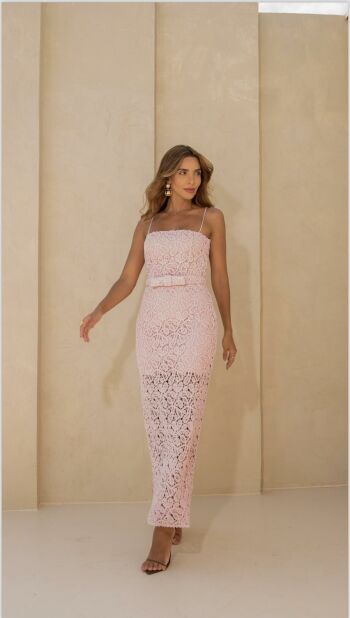 Imagem de Vestido Rosa Gardênia - Olívia