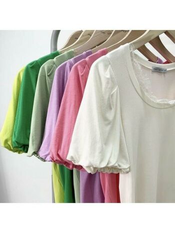 Imagem de Blusa Manga Bufante Lilás - Morina