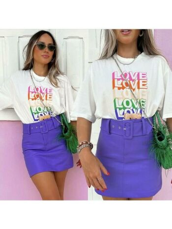 Imagem do produto T-shirt Estonada Urso Love - Petit Rose