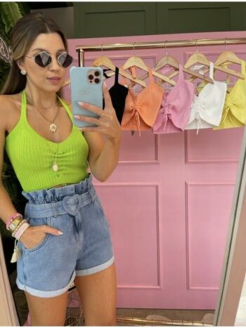 Imagem de Cropped Tricot Heloísa - Petit Rose