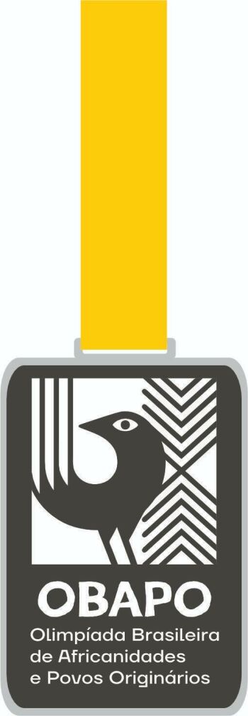 Imagem do produto Medalha 2026 - 3ª edição - OBAPO - Medalha de HONRA AO MÉRITO - Olimpíada Brasileira de Africanidades e Povos Originários