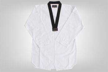 Imagem de Dobok Leve Branco com Gola Preta – M4