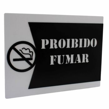 Imagem de Placa de Identificação - Proibido Fumar