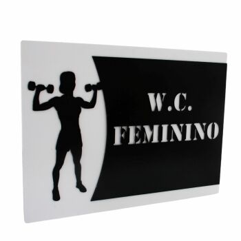 Imagem de Placa de Identificação - W.C Feminino
