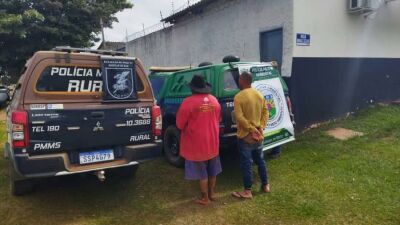 Imagem da notícia Operação conjunta prende foragidos com mandados de prisão em São Gabriel do Oeste  