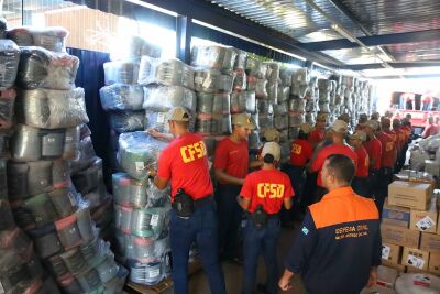 Imagem da notícia MS inicia o envio de 15 mil cobertores doados para o Rio Grande do Sul