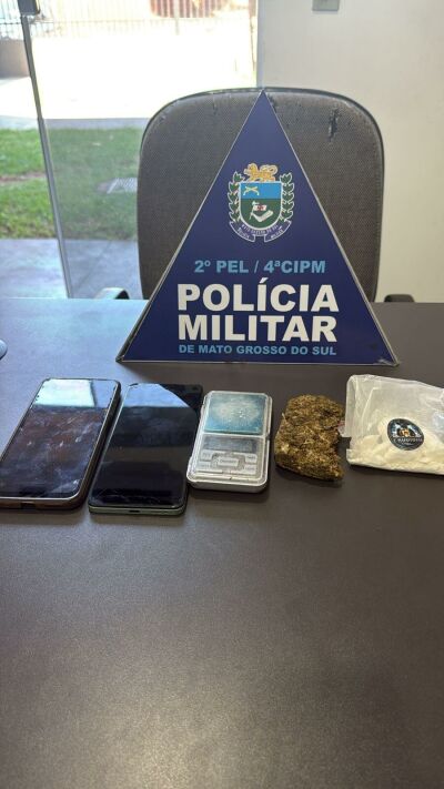 Imagem da notícia PM prende foragido com drogas em Costa Rica e cumpre mandado de prisão por roubo em Chapadão do Sul