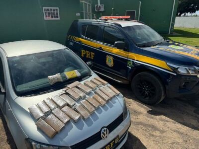 Imagem da notícia Motorista é flagrado com drogas em Chapadão do Sul durante fiscalização na BR-060