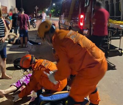 Imagem da notícia Motorista foge após acidente grave que deixa casal ferido em Coxim