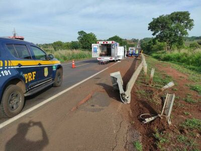 Imagem da notícia Idosa morre em acidente na BR-158 em Paranaíba; motorista possuía mandado de prisão e é preso  