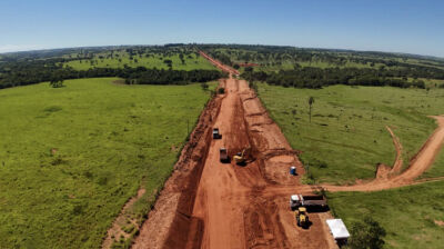 Imagem da notícia Paraíso das Águas será beneficiado com asfalto na MS-316 entre Inocência e Pouso Alto