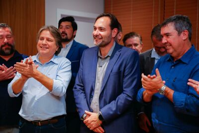 Imagem da notícia Nova Andradina conquista obras estratégicas com apoio de Caravina e atuação do prefeito Dr Leandro