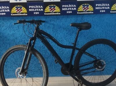 Imagem da notícia Polícia prende ladrão e recupera bicicleta antes mesmo da vítima dar queixa em Cassilândia