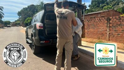 Imagem da notícia Dois homens  são presos em Coxim por estupro de vulnerável durante operação da Polícia Civil