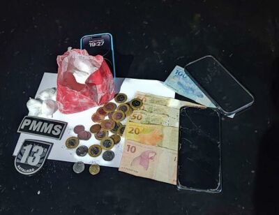 Imagem da notícia Trio com cocaína pronta para venda é preso no centro de Cassilândia