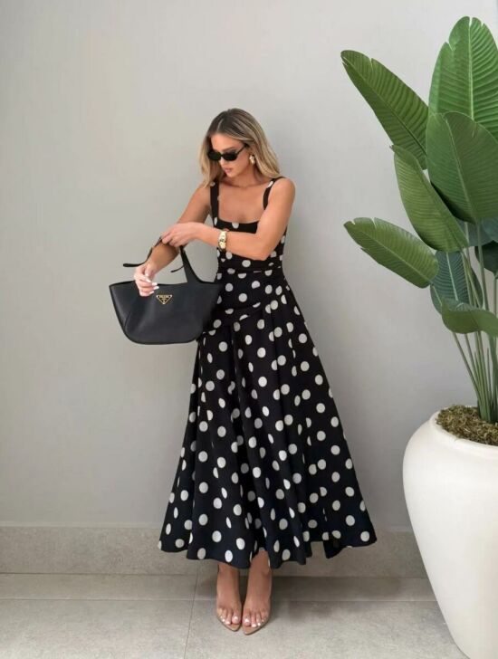 Imagem de Vestido Zilu Poá Cloude