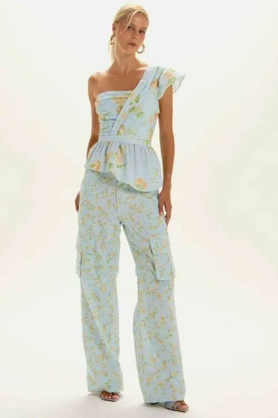 Imagem de Calça Estampada Luna Mini Ice Flower Le Blog