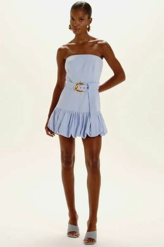 Imagem de Vestido Tânia Azul Moody Le Blog