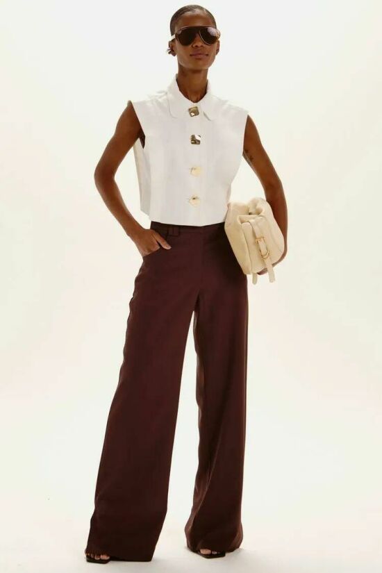 Imagem de Calça Elis Marrom Coffee Le Blog