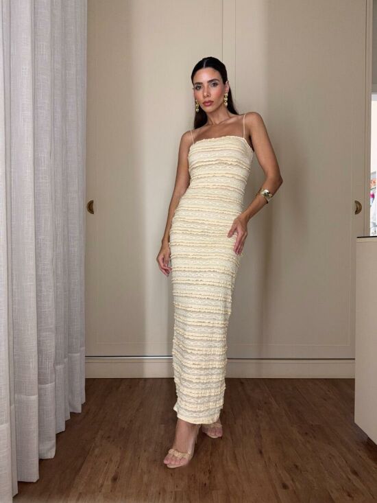 Imagem de Vestido Pampelonne Amarelo Olívia