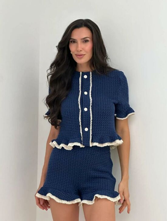 Imagem de Conjunto Eliete Azul Cloude