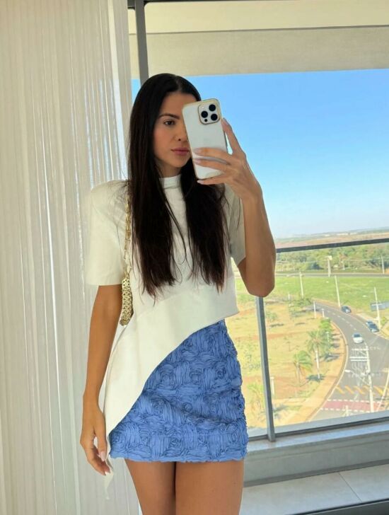 Imagem de Saia Mariana Azul Cloude