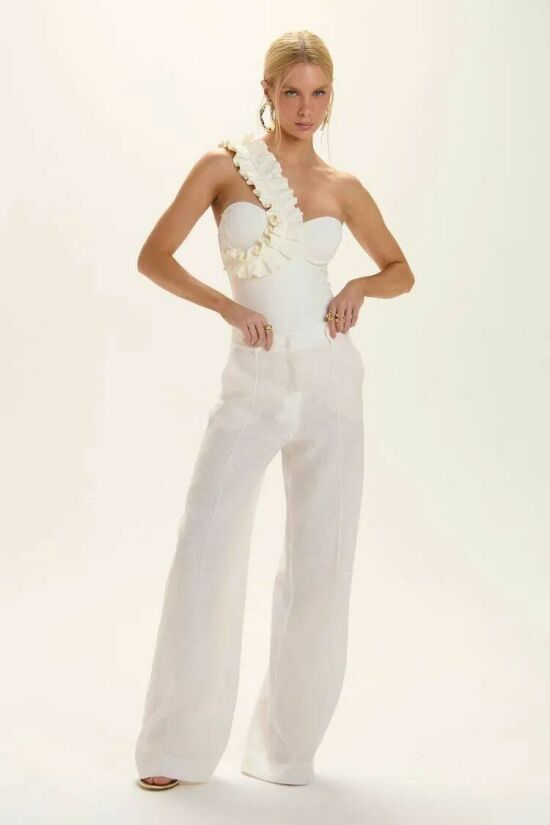 Imagem de Calça Suzie Off White Le Blog