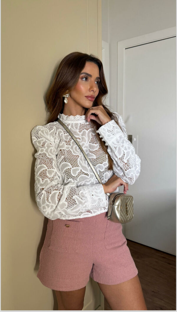 Imagem de Blusa Renda Ella Branca - Olívia