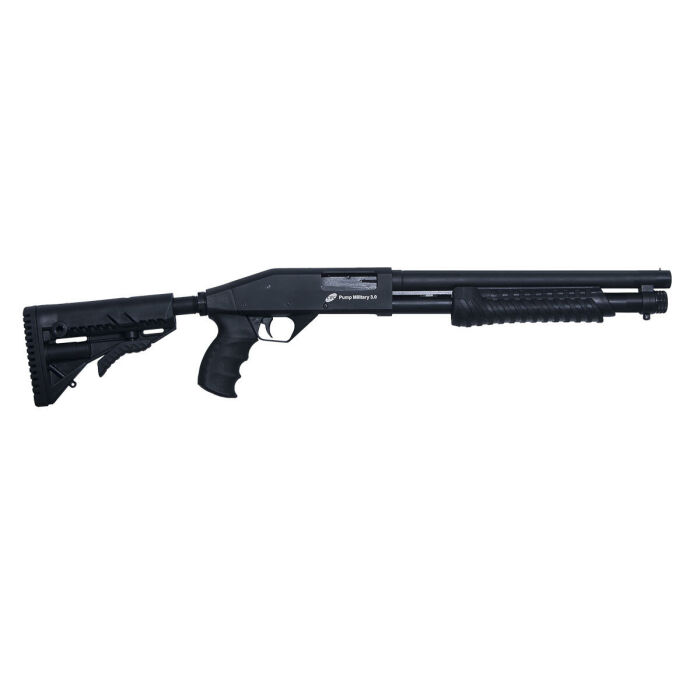 Imagem de ESPINGARDA CAL.12GA 14" CBC PUMP MILITARY 3.0 CR RSEM ACESSORIOS - OXIDADO NEGRO