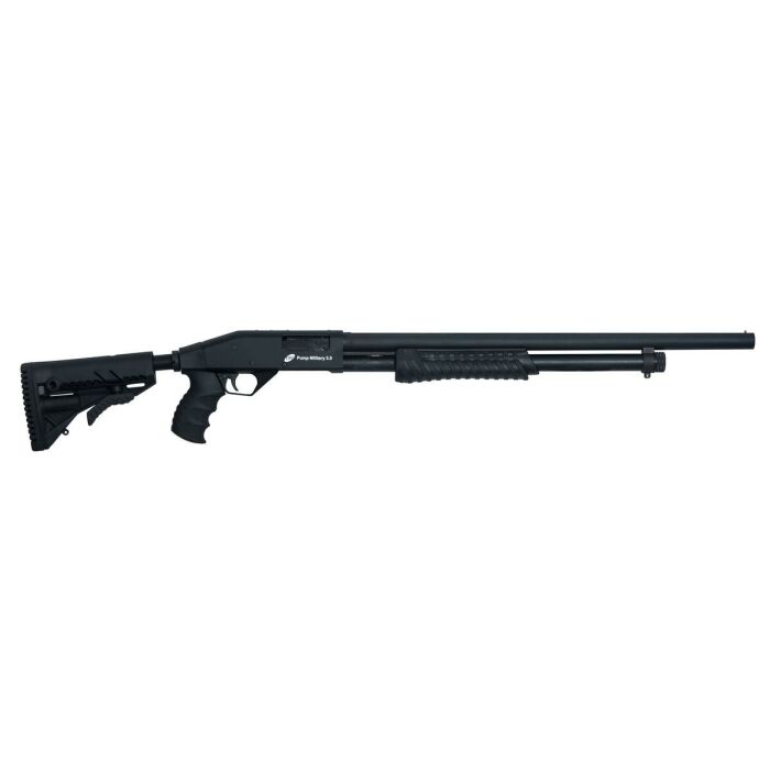 Imagem de ESPINGARDA CAL.12GA 24" CBC PUMP MILITARY 3.0 CR SEM ACESSORIOS - OXIDADO NEGRO