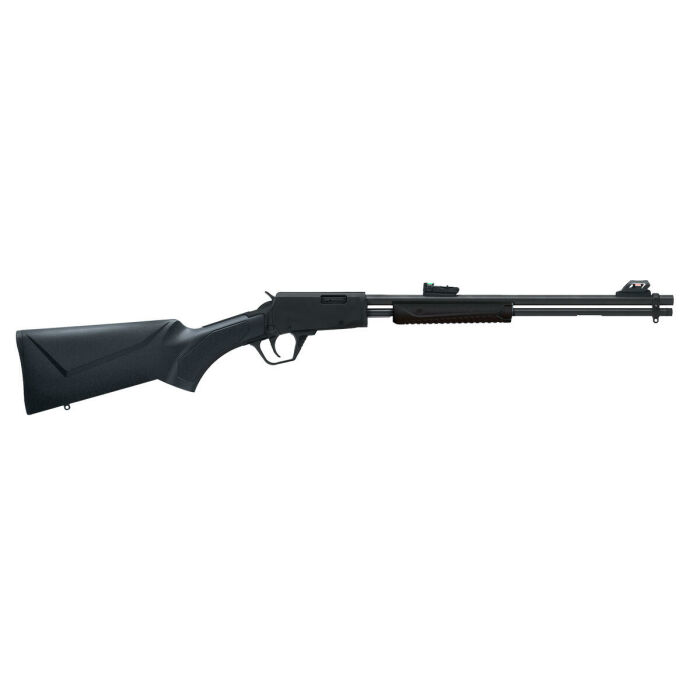 Imagem de RIFLE CAL.22LR 18" CBC PUMP ACTION CORONHA EM POLIMERO PRETA - OXIDAÇÃO NEGRA