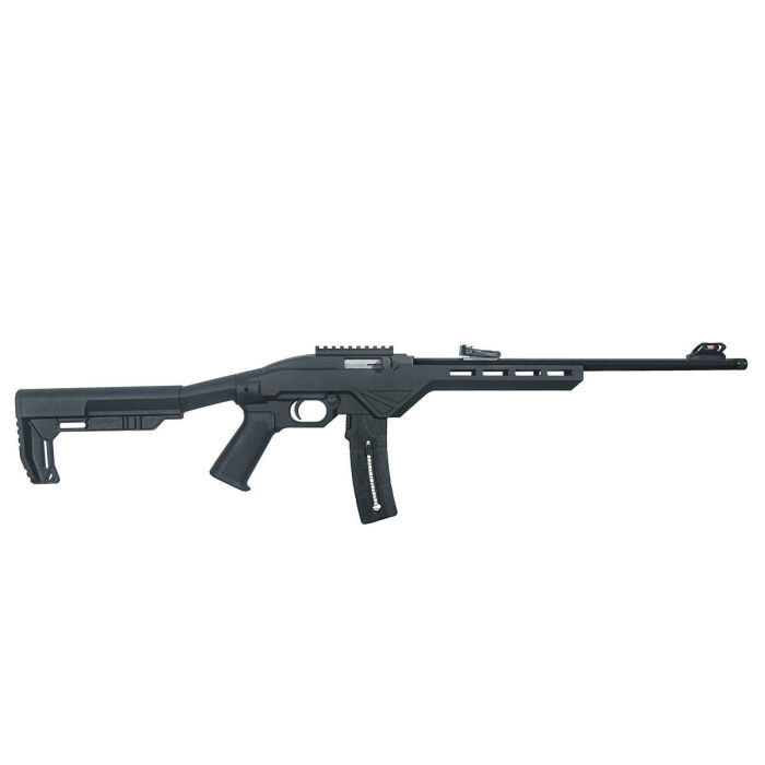 Imagem de RIFLE CAL. 22LR 18" CBC TACTICAL SEMIAUTO CORONHA TATICA EM POLIMERO - OXIDAÇÃO NEGRA