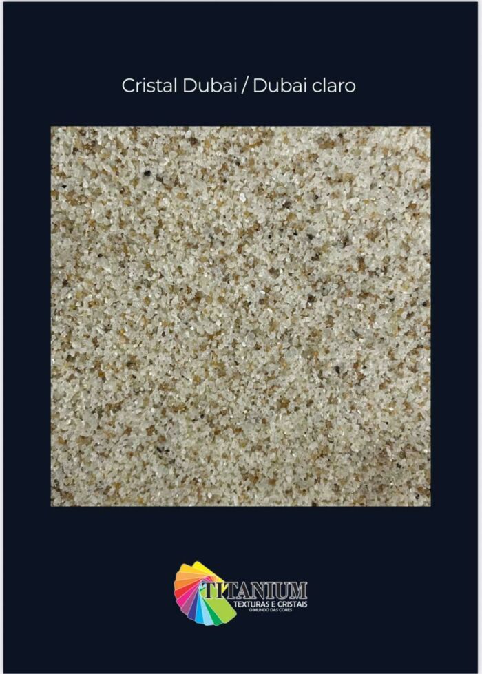 Imagem de REVESTIMENTO CRISTAL PEDRA NATURAL DUBAI 20 KG - TITANIUM
