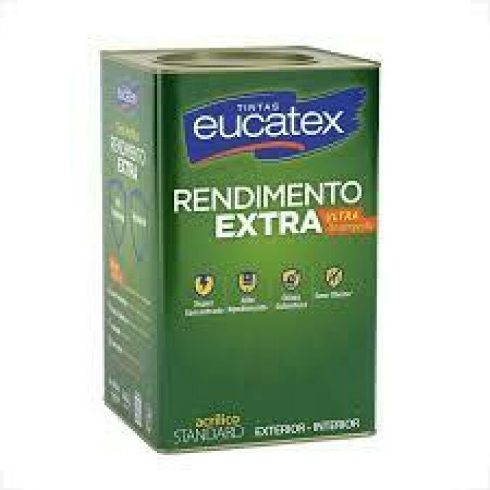 Imagem de TINTA ACRÍLICA FOSCA RENDIMENTO EXTRA PALHA 18 LTS - STANDARD - EUCATEX