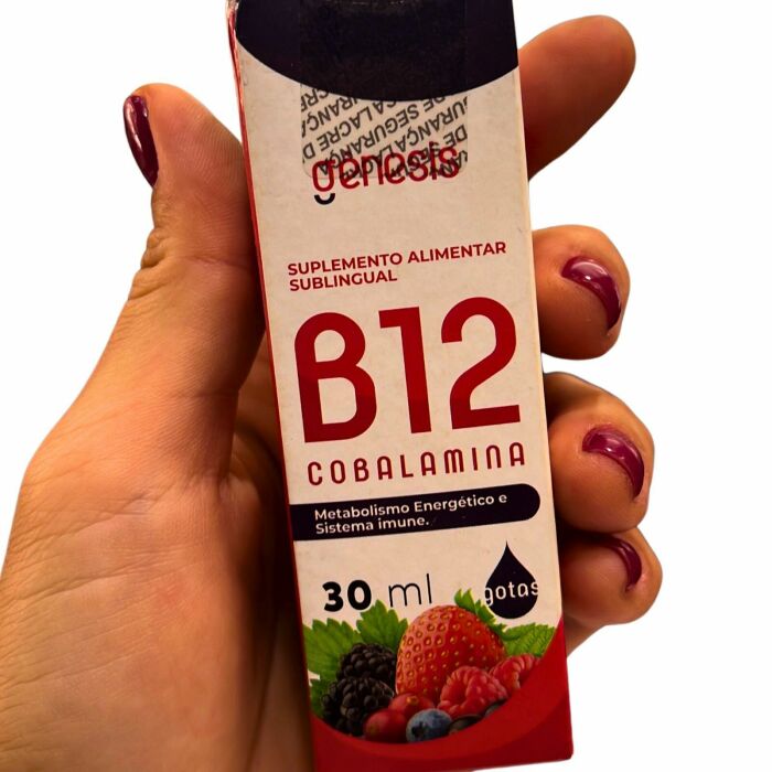 Imagem de Suplemento Sublingual de Vitamina B12 (Metilcobalamina) – 30 ml | Energia e Imunidade