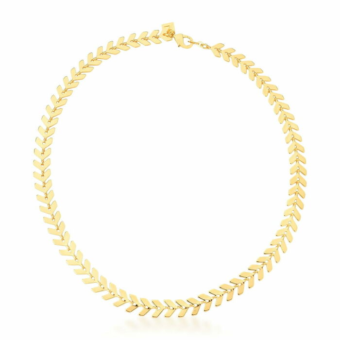 Imagem de CHOKER ESCAMAS DE PEIXE - BANHADO A OURO
