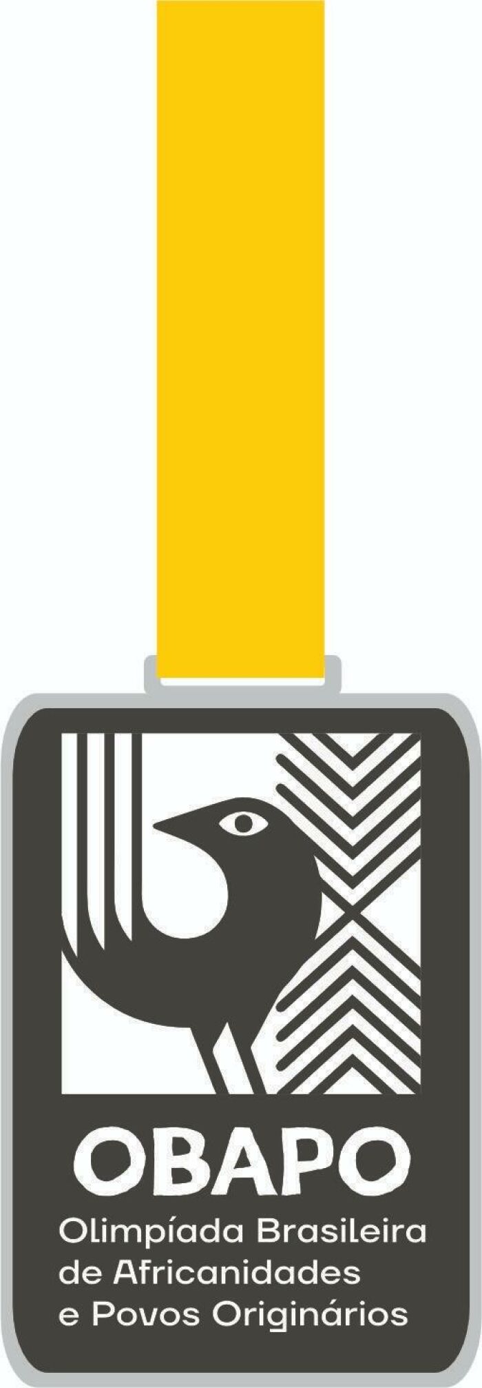 Imagem de Medalha 2026 - 3ª edição - OBAPO - Medalha de HONRA AO MÉRITO - Olimpíada Brasileira de Africanidades e Povos Originários