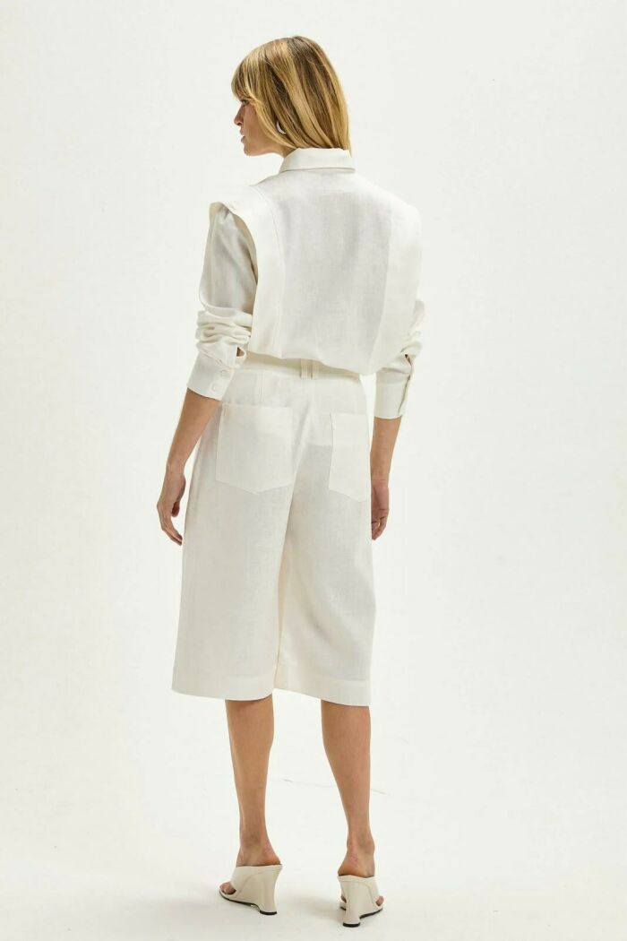 Imagem de Bermuda Natasha Off White Le Blog