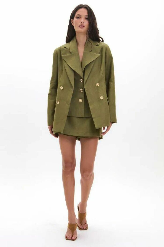 Imagem de Blazer Selena Verde Bamboo Le Blog