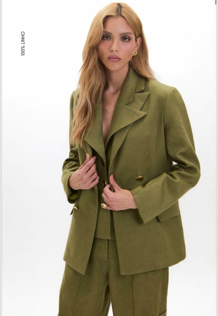 Imagem de Blazer Selena Verde Bamboo Le Blog