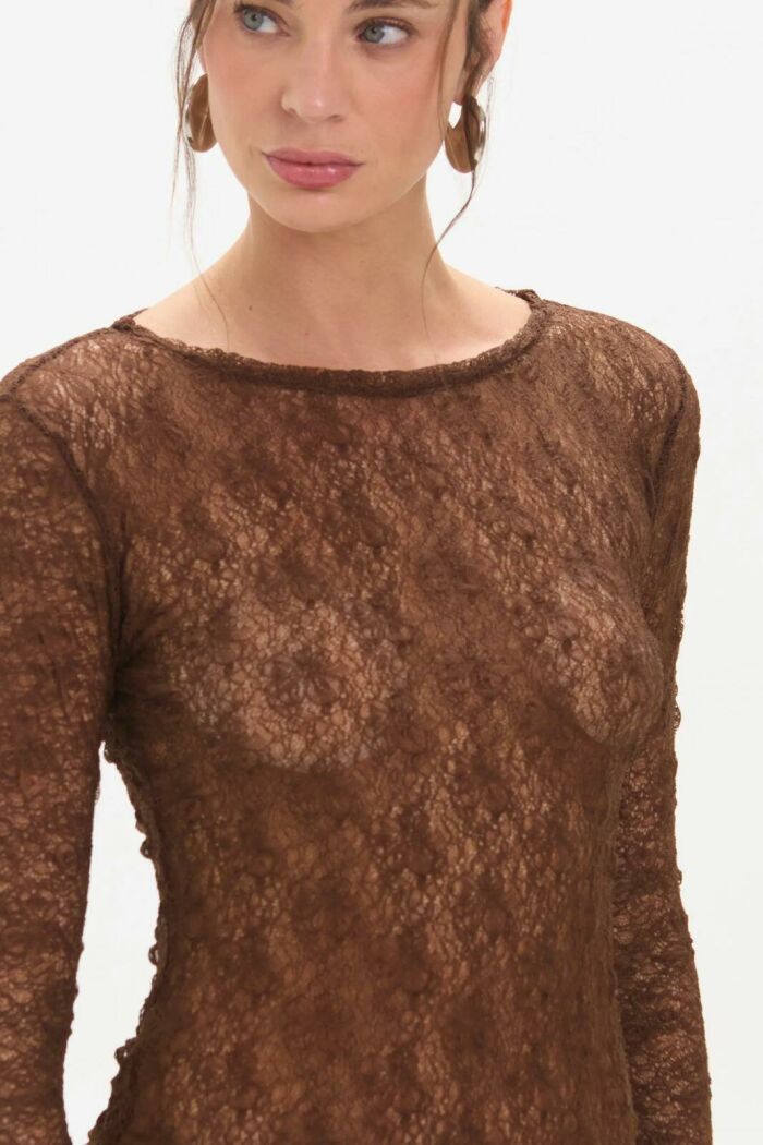 Imagem de Blusa Bianca Marrom Pareô Le Blog