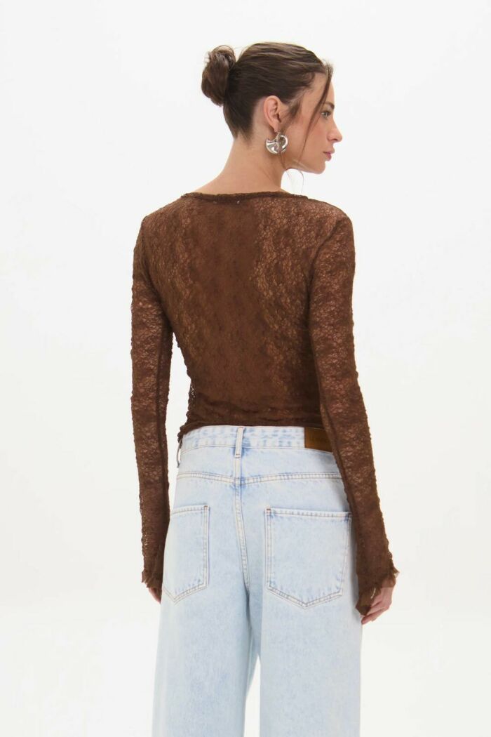 Imagem de Blusa Bianca Marrom Pareô Le Blog